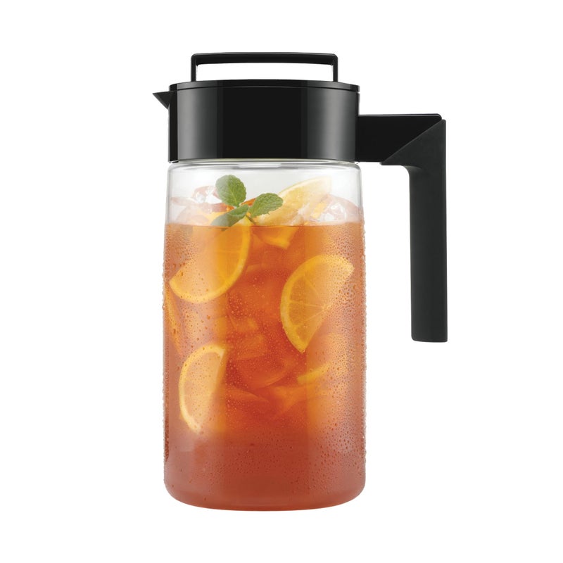 Takeya Airtight Pitcher - Everyday-Use Airtight Pitcher for Iced Tea & More - Clear Pitcher with Lid - Lightweight Kitchen Essential - Spill-Proof & Durable Kitchenware - 1 Quart, Black - Image 2